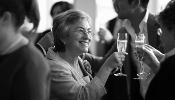 mother of the bride toast Wedding Photographer at Chelsea Register Office and The Dorchester Hotel, London for Anat and Jose