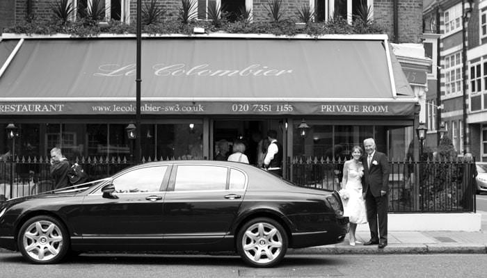Chloe and Franks Wedding Photographs at Chelsea Register Office and Le Colombier Restaurant