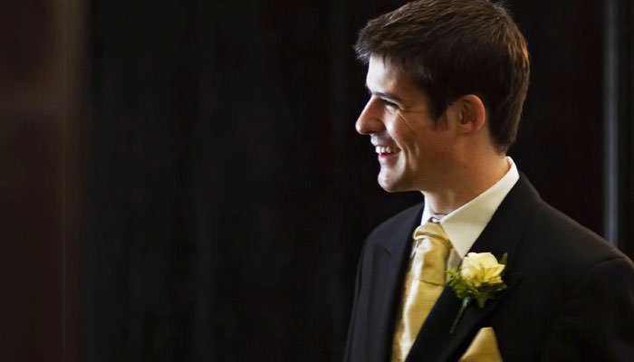groom Emma and Alistairs Wedding Photographs at Fulham Palace, London