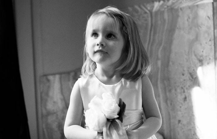 bridesmaid girl Sara and Jamess Wedding Photographed at Claridges Hotel in London