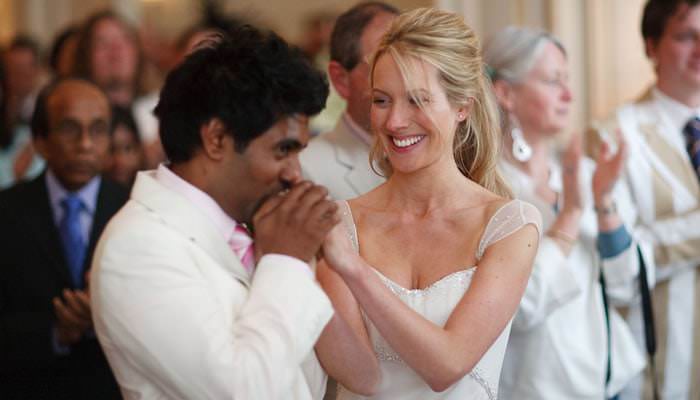 Douglas Fry was the Wedding Photographer at Claridges Hotel, London for Sarah and Seyoan