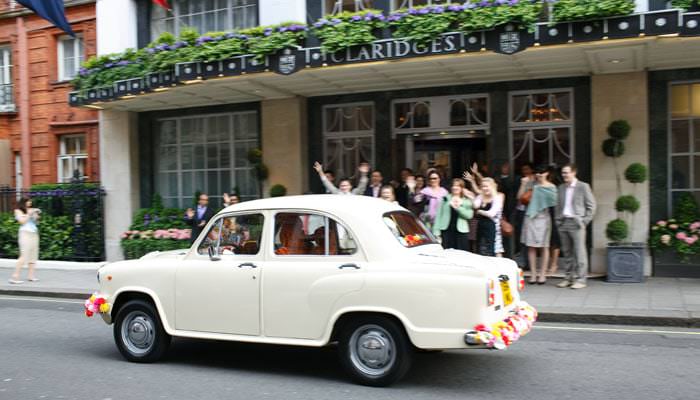 Douglas Fry was the Wedding Photographer at Claridges Hotel, London for Sarah and Seyoan