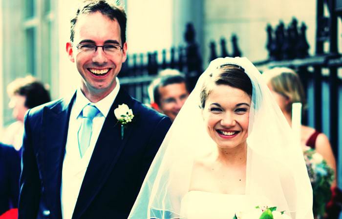 Wedding Photographer - Outside Marriott Hotel, London Wedding Photographer at Chelsea Register Office, Romanian Church and Marriott Hotel, London