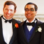 Groom and Ushers Wedding Photograph at Chandos House, London