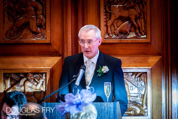 speeches photographed at RIBA in London - wedding
