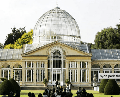 Photograph of the conservatory at Syon Park