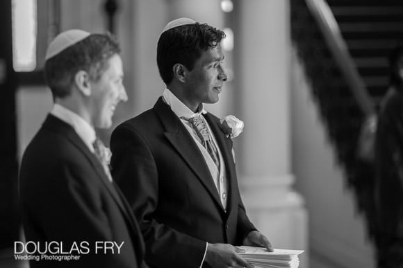 Awaiting brides arrival at London Synagogue