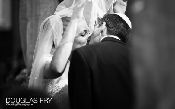 First kiss photographed by Douglas Fry