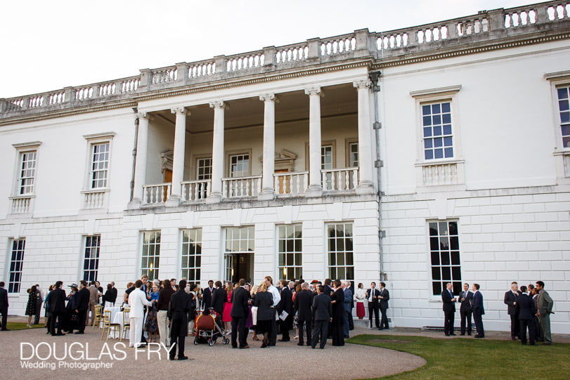 Wedding Photographer Queens House - Greenwich -outside