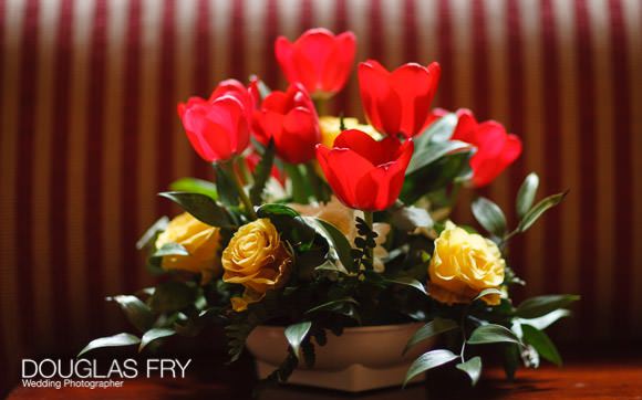 Flowers at London hotel