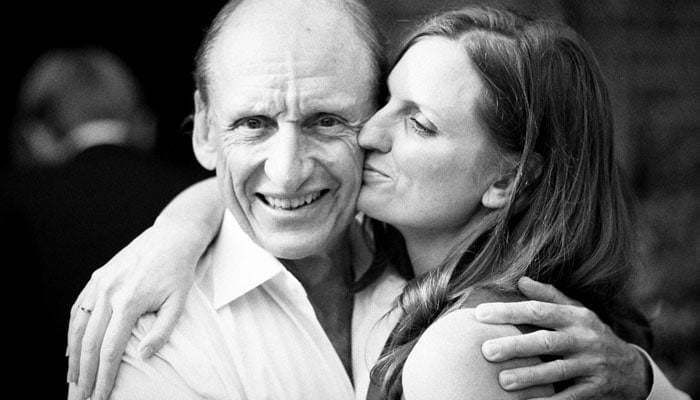 Father and daughter photographed in Chelsea