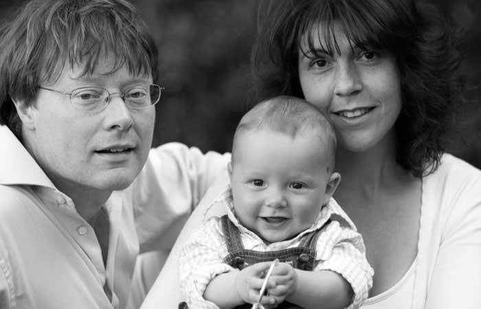 Family Portrait Photographs of Baby Charlie 1