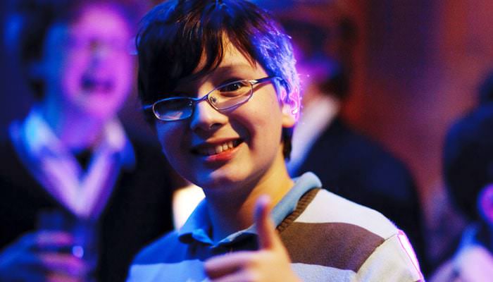 Photographer at Jack's Bar Mitzvah at Grosvenor House, London 1