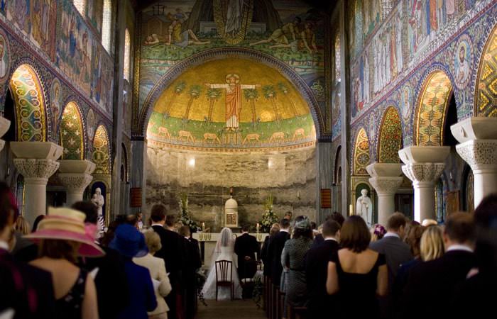 Emily and Jack's Wedding Photographed at Sacred Heart Church and Glebe House, Droitwich 2