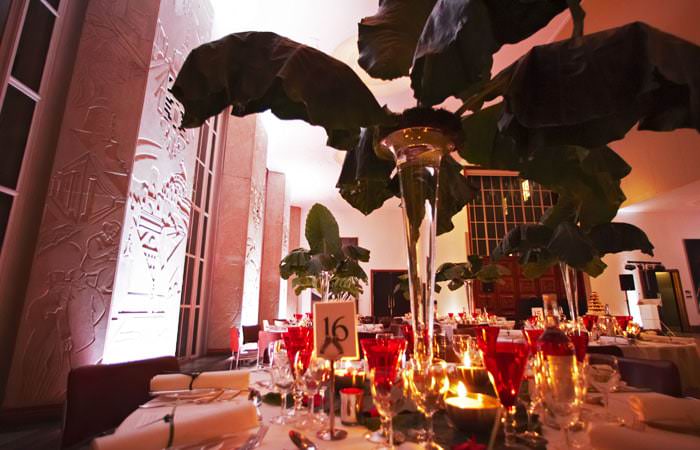 RIBA dining room Humanist Wedding Photography at RIBA - Royal Institute of British Architects, London for Sophie & Graham 3