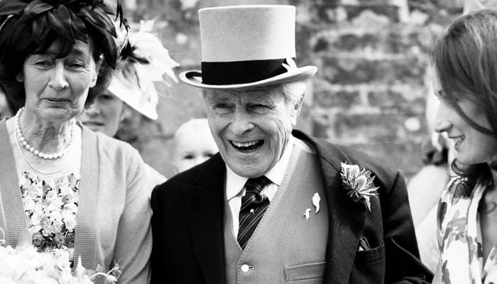 Wedding Photograph of the Father of the Bride in Avening Gloucestershire