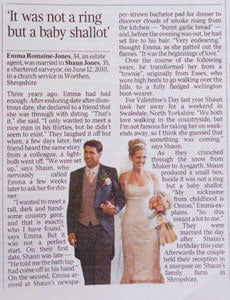 Wedding Photograph appearing in The Times Newspaper Wedding Photograph appearing in The Times Newspaper