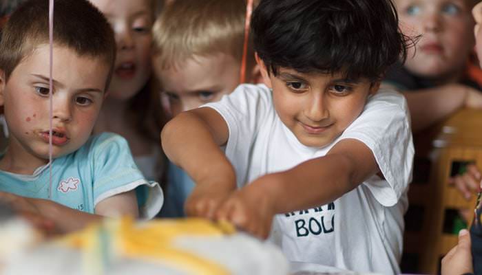 Birthday party photograph