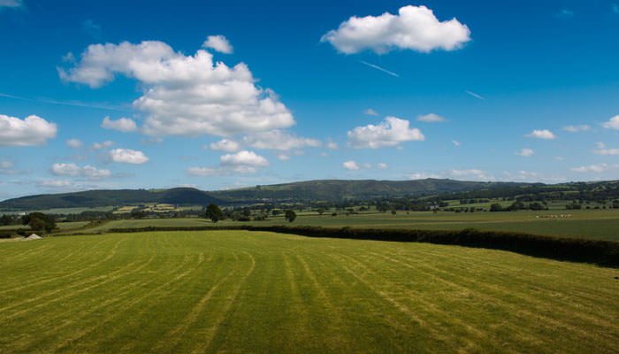 Shrewsbury, Shropshire wedding photograph of the view