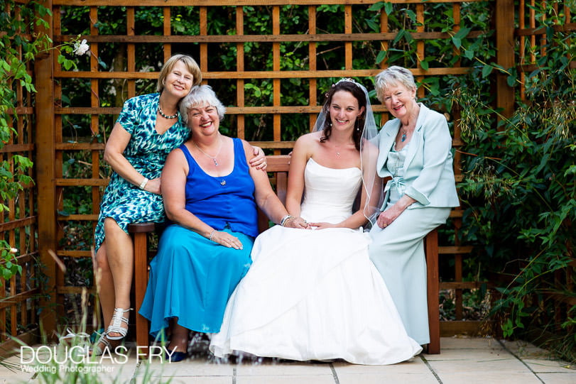 Family Group photograph at wedding