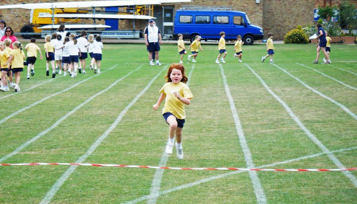 School sports day photograph