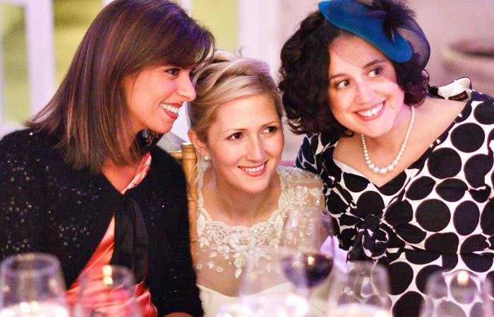 Wedding Photographer - Bride and friends at Syon Park, London