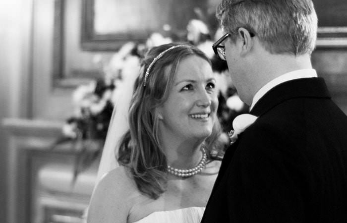 Wedding Photograph of Beth and Alex at Brewers Hall, London