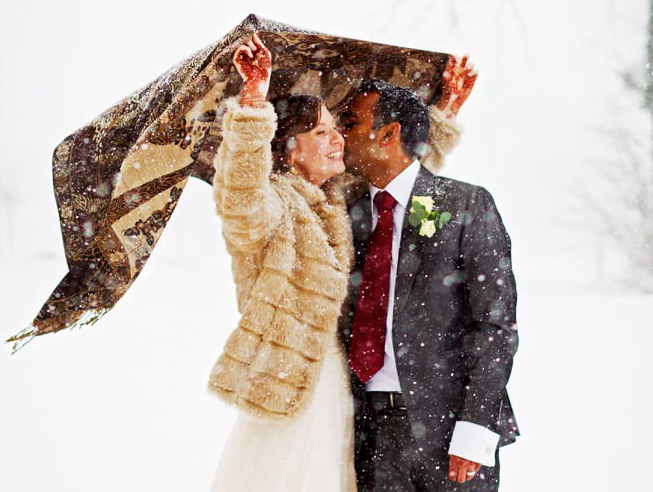 Winter wedding photography in oxfordshire at Heythrop Park