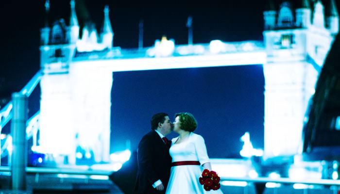 Bride and Groom Wedding Photographer Tower Bridge London