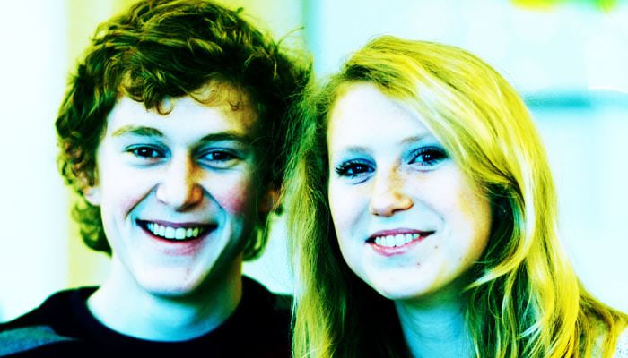 Family Portrait Photograph of Brother and Sister in Clapham