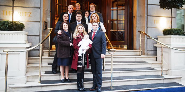 christening_photographer_ritz Photograph outside Ritz, Mayfair during Christening