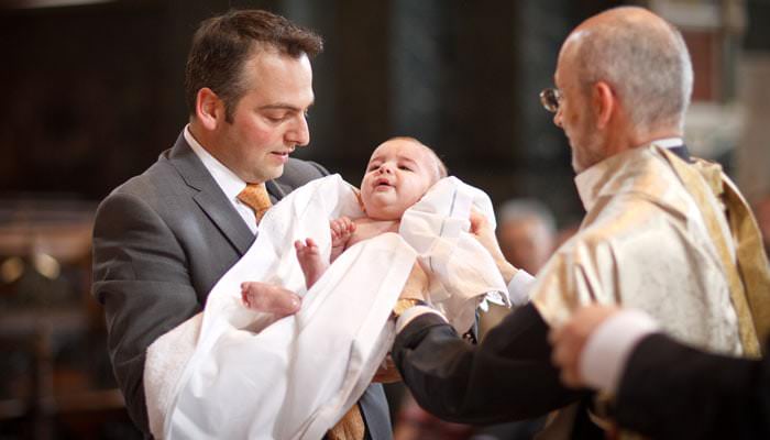 Christening Photograph at Greek Cathedral St Sophia