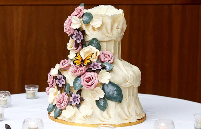 Wedding Cake - Photographed by Douglas Fry at the Bluebird Restaurant, London