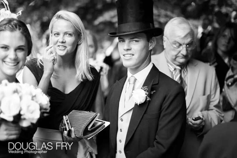 Wedding Photograph of Car Wedding Photograph Guest at Fulham Palace, London