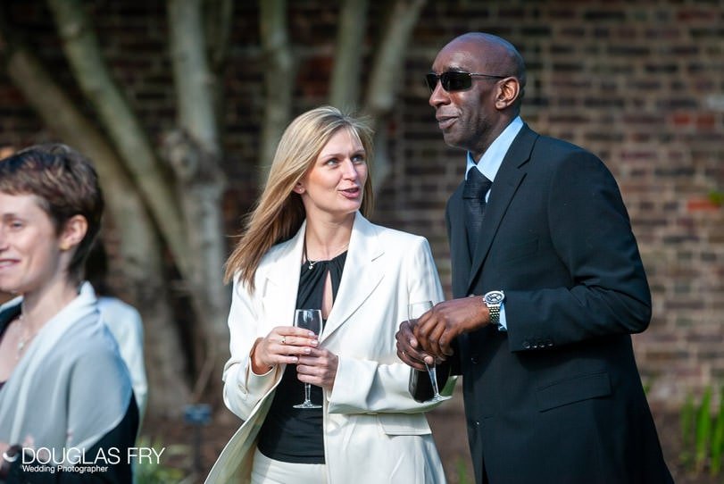 guests photographed at Cambridge Cottage Kew by wedding photographer