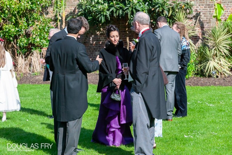 reception photographed at Cambridge Cottage Kew by wedding photographer