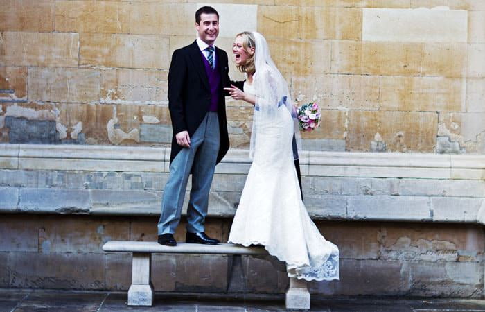 Bride and Groom - Wedding Photograph at Inner Temple