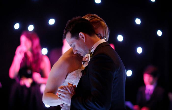 Bride and Groom Dancing at Great Fosters