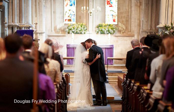 Wedding Photograph Surrey - Church, Crondall