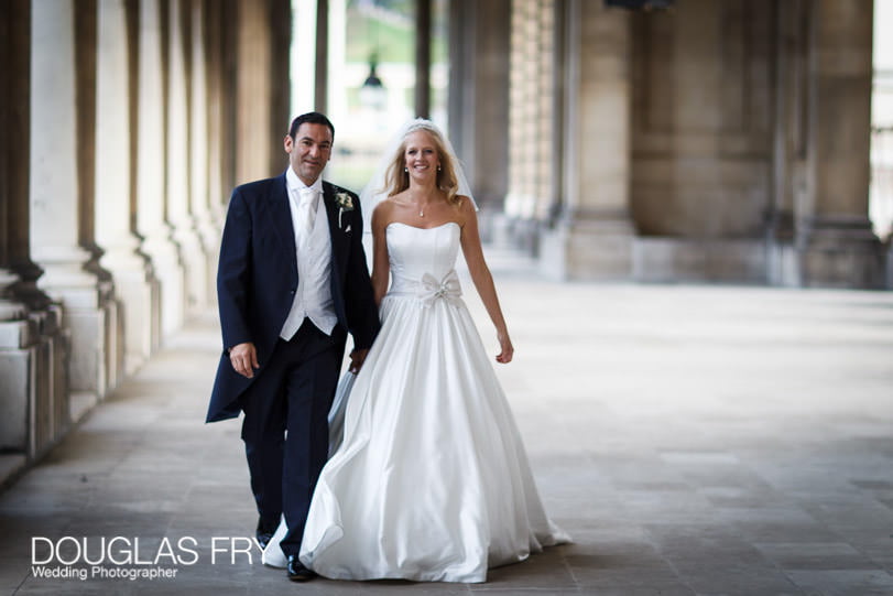 Wedding Photograph Speeches at The Painted Hall London, Greenwich - couple