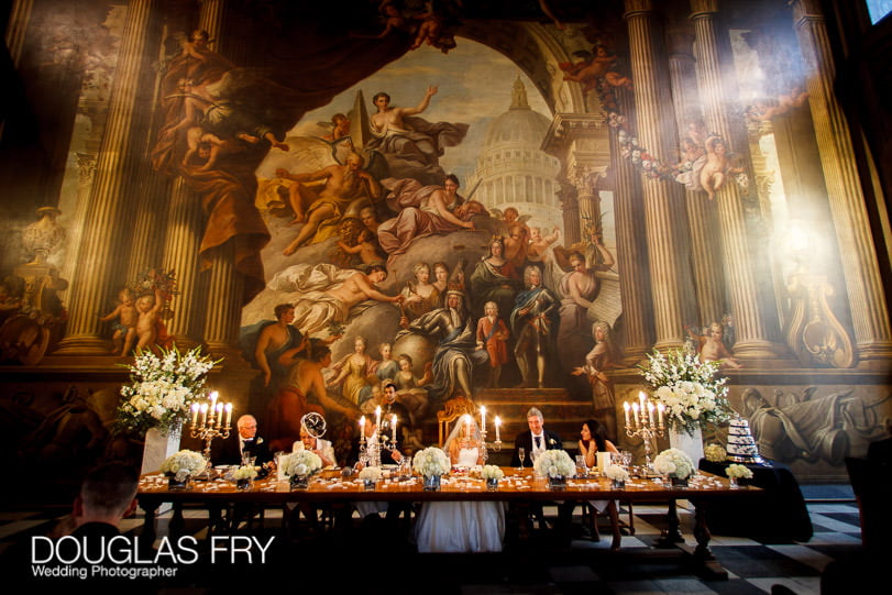 Wedding Photograph Speeches at The Painted Hall London, Greenwich 