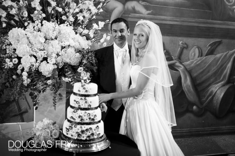 Wedding Photograph Speeches at The Painted Hall London, Greenwich cake