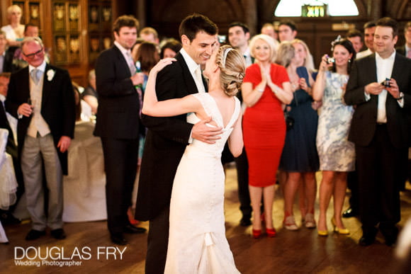 wedding photograph of couple dancing at Gray's Inn in London