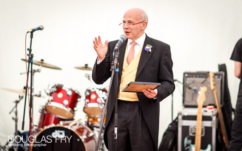 Speeches at Gray's Inn wedding in London