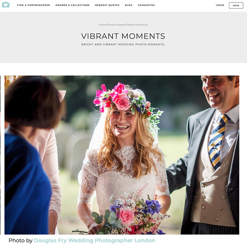 Photograph featured - Vibrant Moments - Country wedding