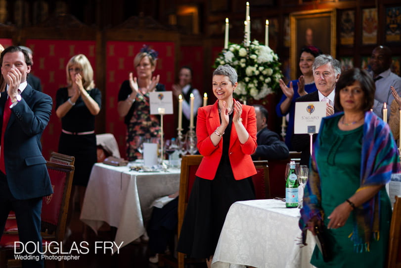 Wedding Photographer Lincolns Inn London - dinner