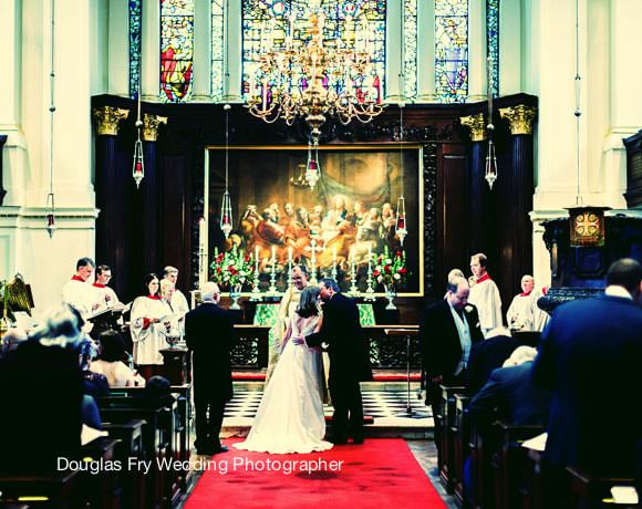 Wedding London - St Geoge's and 1 Whitehall Place, W1