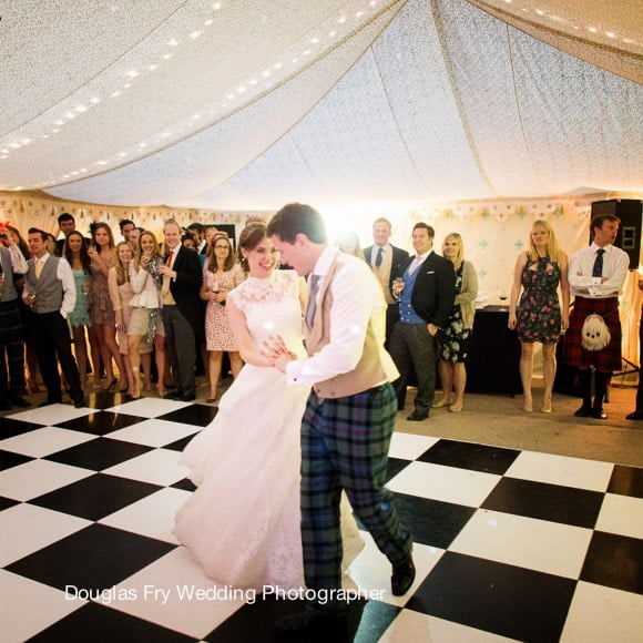 Wedding Photograph Hampshire - dance floor first dance