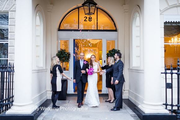 Wedding Photograph at 28 Portland Place