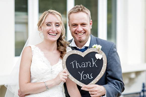 Wedding Thank You Card Tips and Ideas 5 Thank you photograph for cards